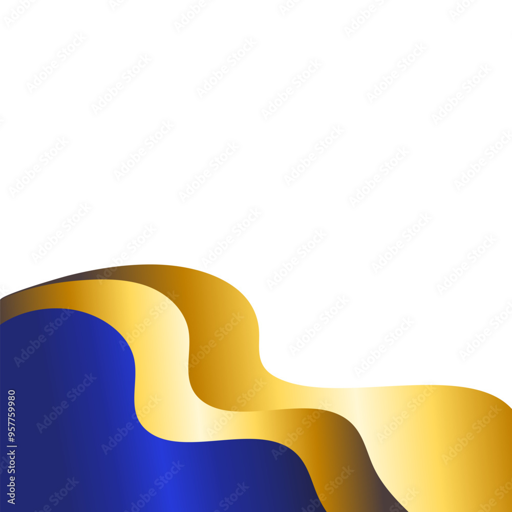 Modern Wavy Corner Decoration Modern Wavy Corner Decoration