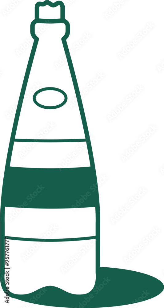 Bottle Line Icon Bottle Line Icon