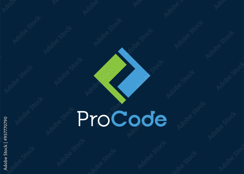Minimalist Coding logo design template. Modern style programmer logo Minimalist Coding logo design template. Modern style programmer logo