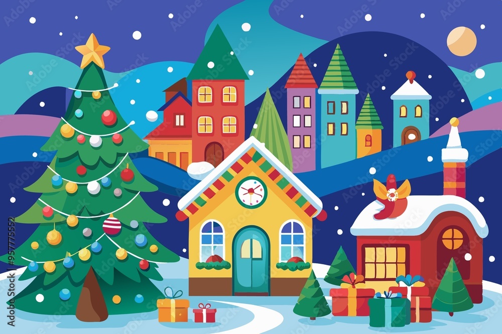 Fototapeta premium Merry Christmas