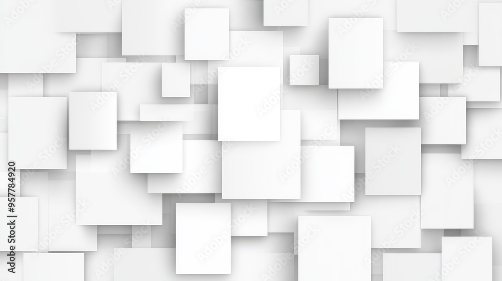 Explore a modern, abstract banner showcasing big white squares, perfect for a clean and stylish backdrop in your designs. Explore a modern, abstract banner showcasing big white squares, perfect for a clean and stylish backdrop in your designs.
