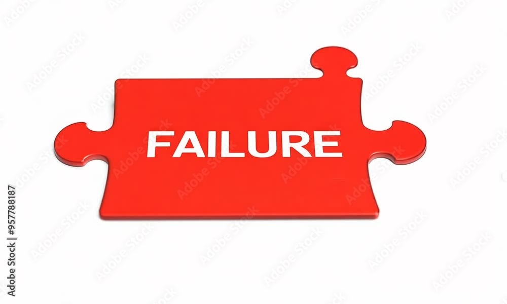Puzzle with Success and Failure Pieces Puzzle with Success and Failure Pieces