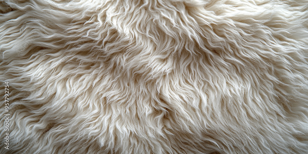 Close-up texture of soft white fur, perfect for a cozy winter backdrop. Close-up texture of soft white fur, perfect for a cozy winter backdrop.