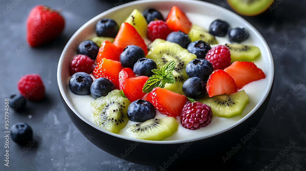 Fruits with Yogurt Fruits with Yogurt