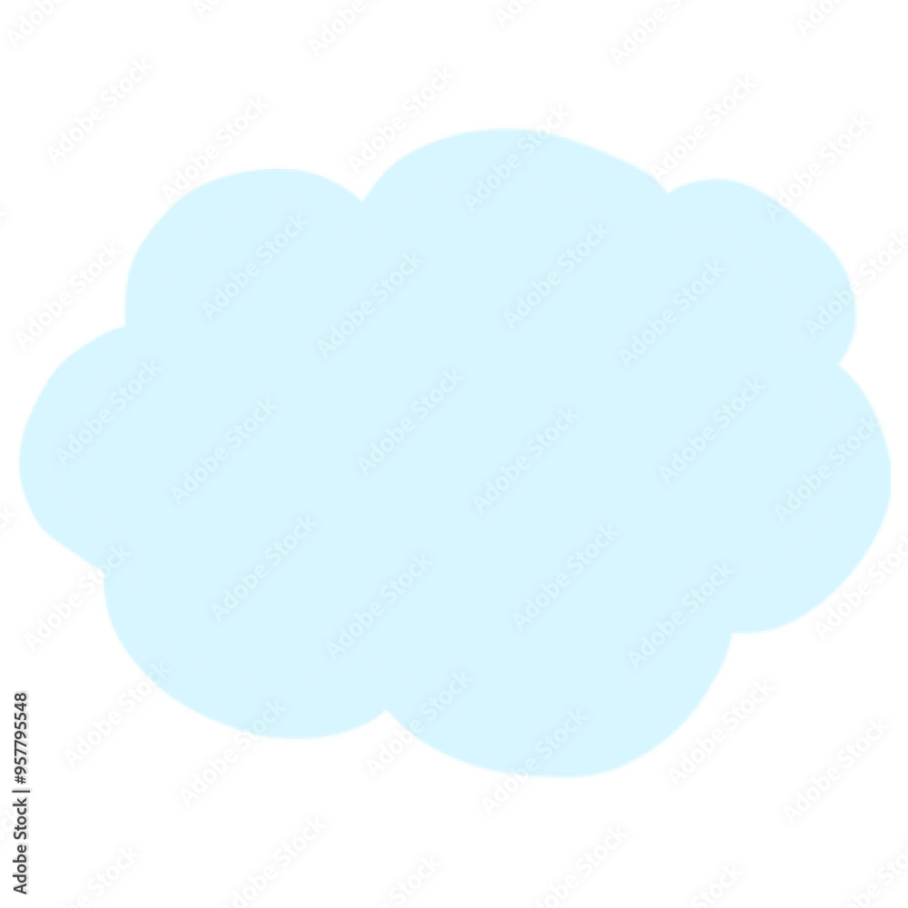 cloud icon, transparent background, blue cloud cloud icon, transparent background, blue cloud