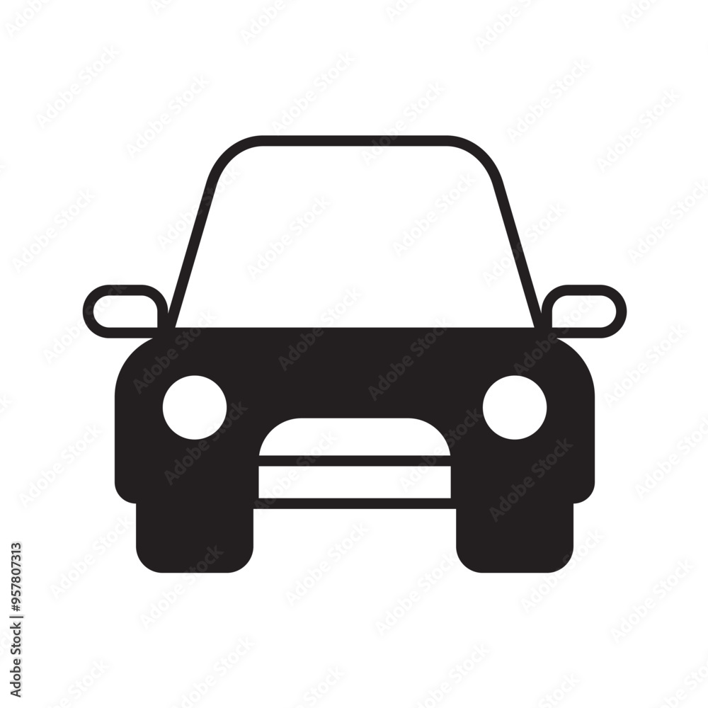 Obraz premium Car for Transportation Icon