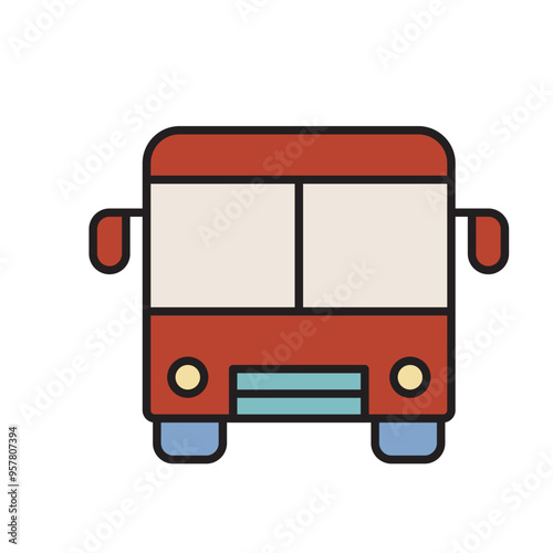 Bus for Transportation Icon