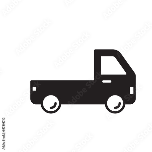 Pickup Truck for Transportation Icon