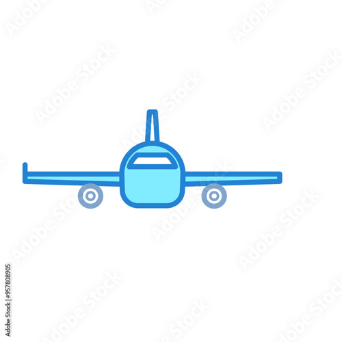 Airplane for Transportation Icon