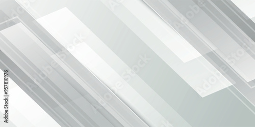 White vector abstract background with simple geometric shapes.vector