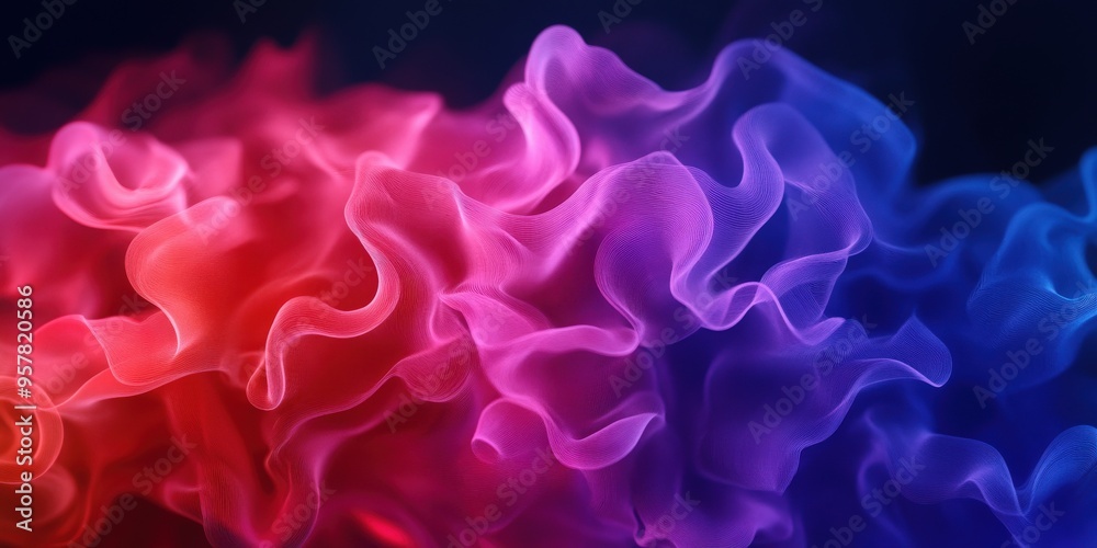 Vibrant abstract wave in red, pink, and blue hues creates a stunning visual effect, perfect for backgrounds or designs. Vibrant abstract wave in red, pink, and blue hues creates a stunning visual effect, perfect for backgrounds or designs.