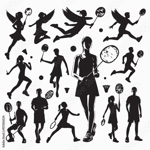 Boxer Silhouette vector editable printable Illustration editable design