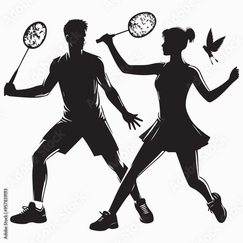 Boxer Silhouette vector editable printable Illustration editable design