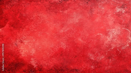 Abstract red background with black cement texture, perfect for a vintage or holidaythemed design project.