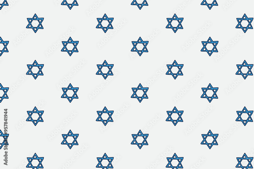 Hanukkah icon pattern design for social media template background Hanukkah icon pattern design for social media template background