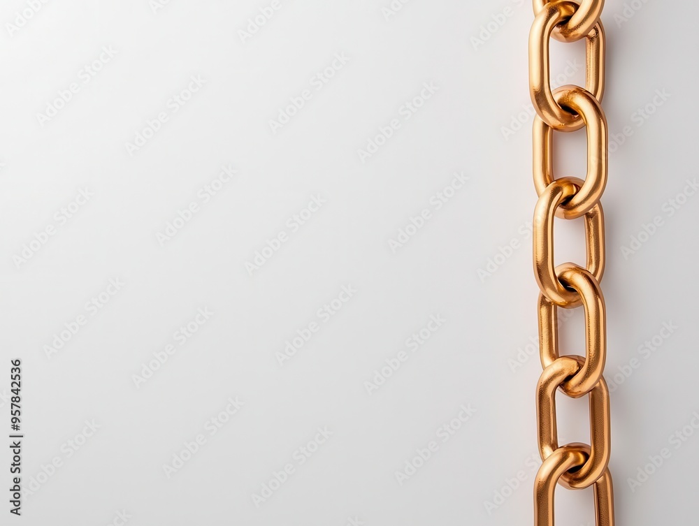 Golden chain linking upward arrows, symbolizing the connection of strategies driving revenue growth, revenue growth, strategic connection Golden chain linking upward arrows, symbolizing the connection of strategies driving revenue growth, revenue growth, strategic connection