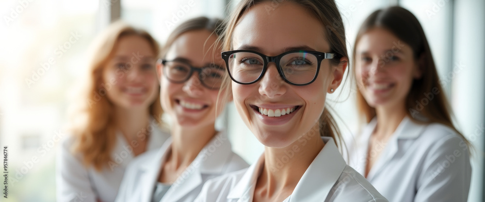 Confident Female Doctor With A Smile Confident Female Doctor With A Smile