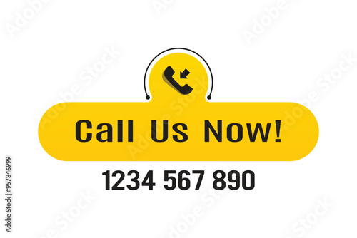 Call us now button icon template
