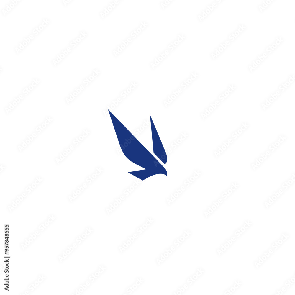 Abstract Flying Falcon Vector Abstract Flying Falcon Vector