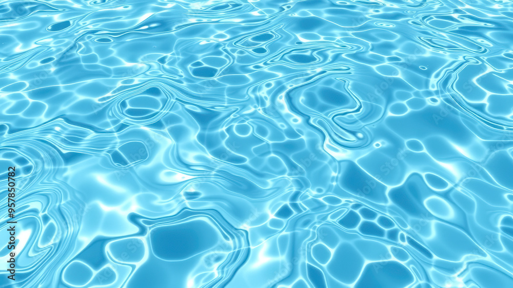 Obraz premium Blue Water Surface