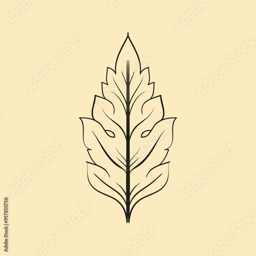 Acanthus flower pattern design