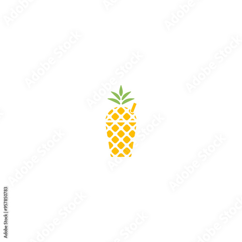 Pineapple Juice Vector