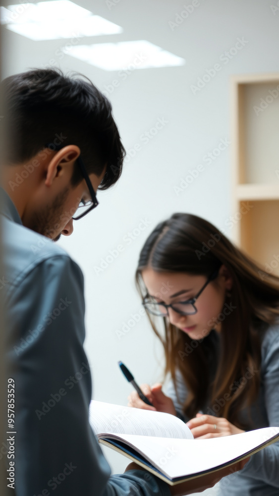Students Studying Together in a Classroom Students Studying Together in a Classroom