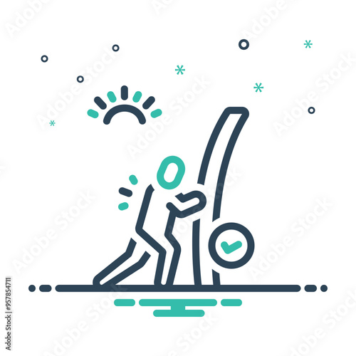 Mix icon for challenge accepted