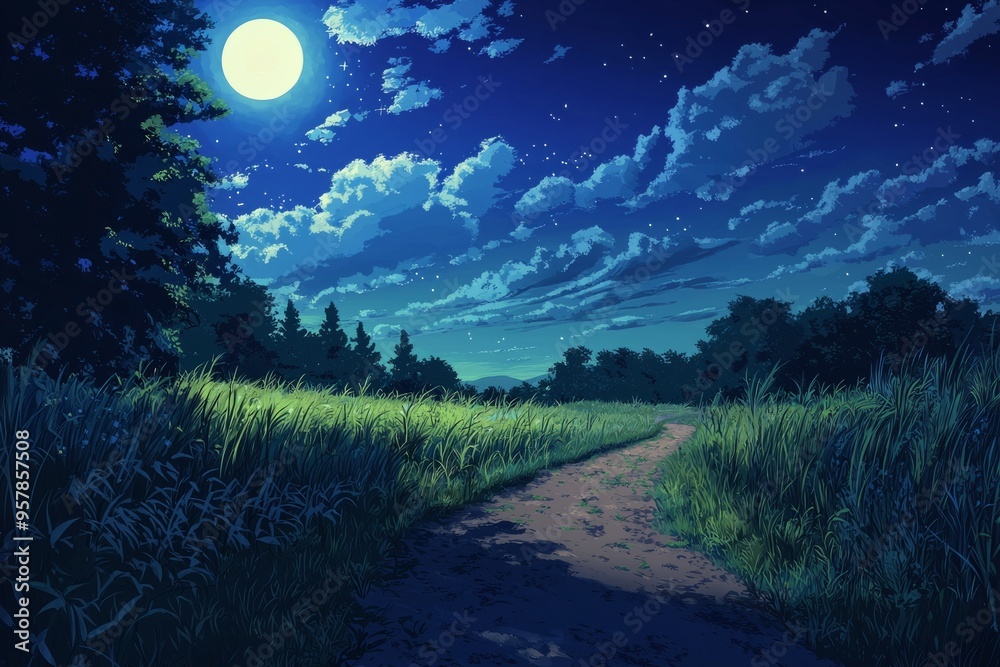 Tranquil evening walk along a riverside path with soft, reflective water and gentle evening light. Cozy vibe, Generative AI Tranquil evening walk along a riverside path with soft, reflective water and gentle evening light. Cozy vibe, Generative AI