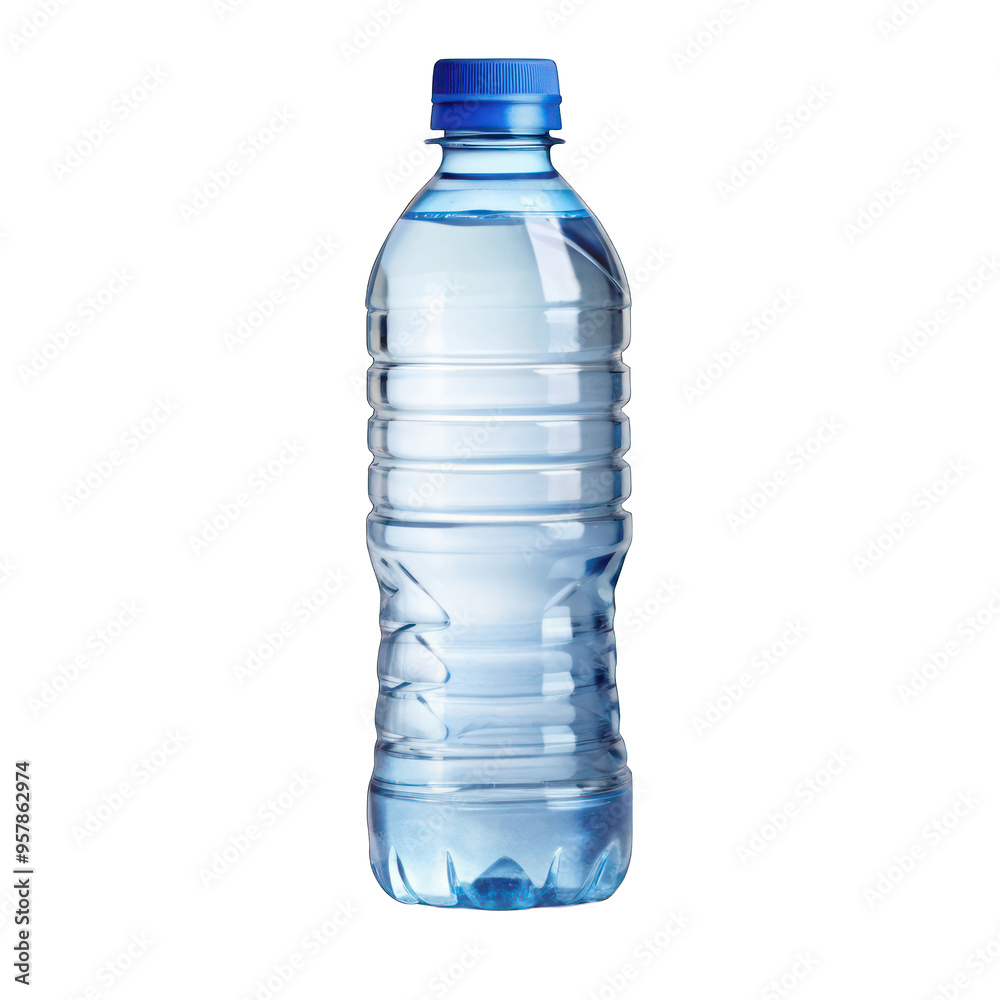 Water in plastic bottle isolated on transparent background Water in plastic bottle isolated on transparent background