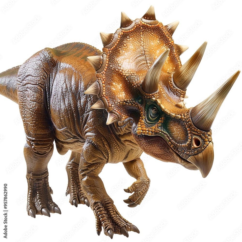 Fototapeta premium rhinoceros isolated on white