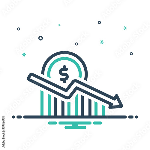 Mix icon for economy