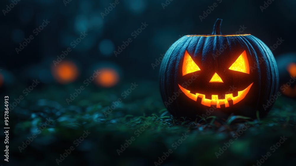 Illuminated Celtic Jack-o'-Lantern with Intricate Carvings: Cultural Symbolism and Halloween Concept Illuminated Celtic Jack-o'-Lantern with Intricate Carvings: Cultural Symbolism and Halloween Concept