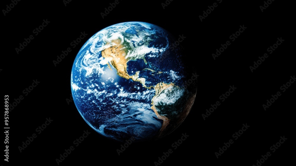 Majestic View of Our Captivating Blue Planet in the Vast Cosmic Expanse Majestic View of Our Captivating Blue Planet in the Vast Cosmic Expanse