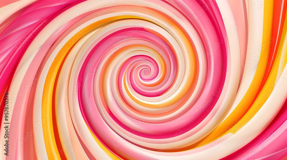 Candy Striped Background Illustration Spiral Pattern. Candy Striped Background Illustration Spiral Pattern.