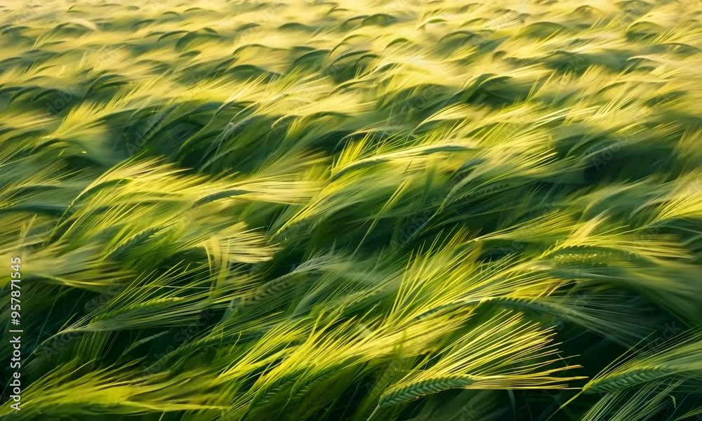 Wheat field in the Wind
