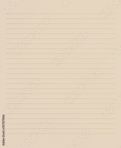 Obraz na płótnie Blank lined vintage paper background, empty white paper. w salonie