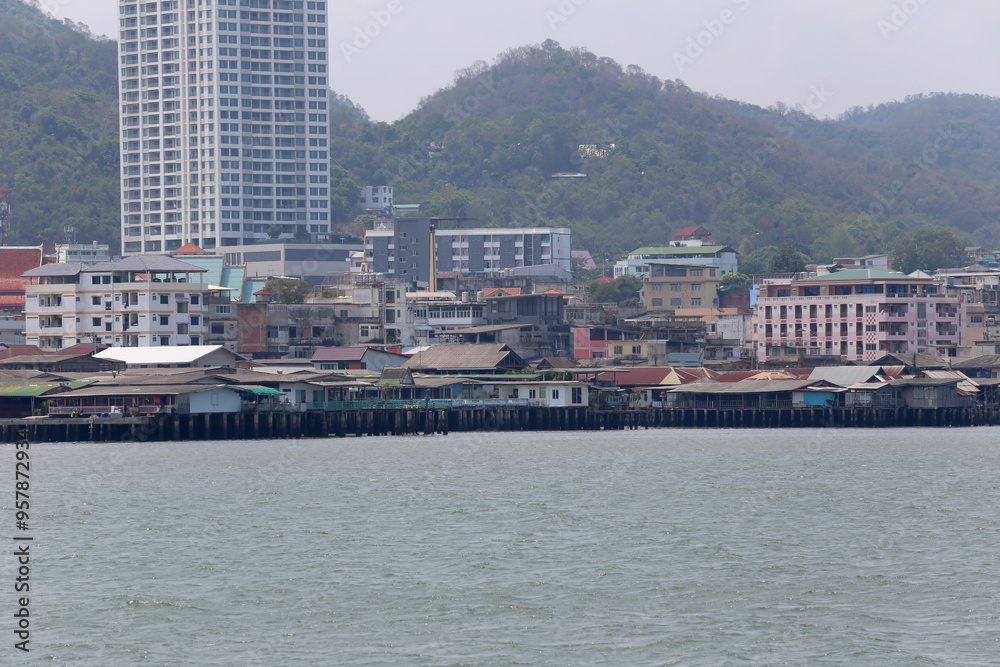 Sriracha city in Chonburi province, City in Thailand. Sriracha city in Chonburi province, City in Thailand.