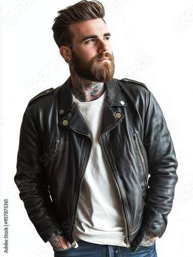 A stylish young man with a ...