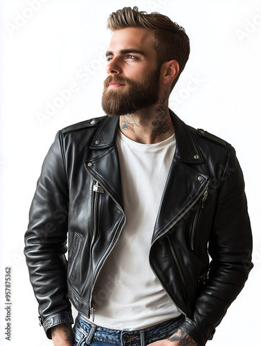 A stylish young man with a ...