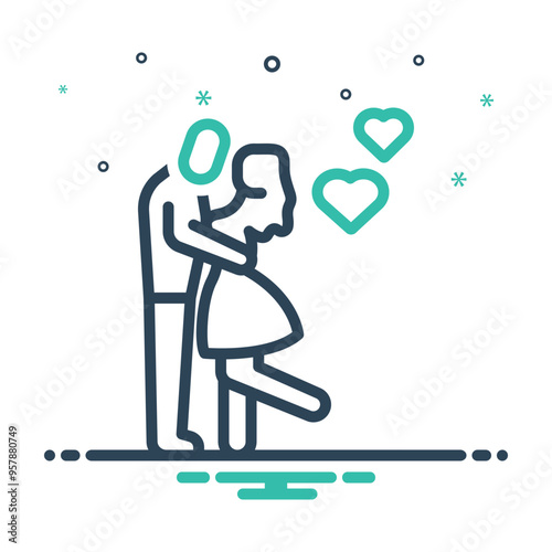 Mix icon for couple goal