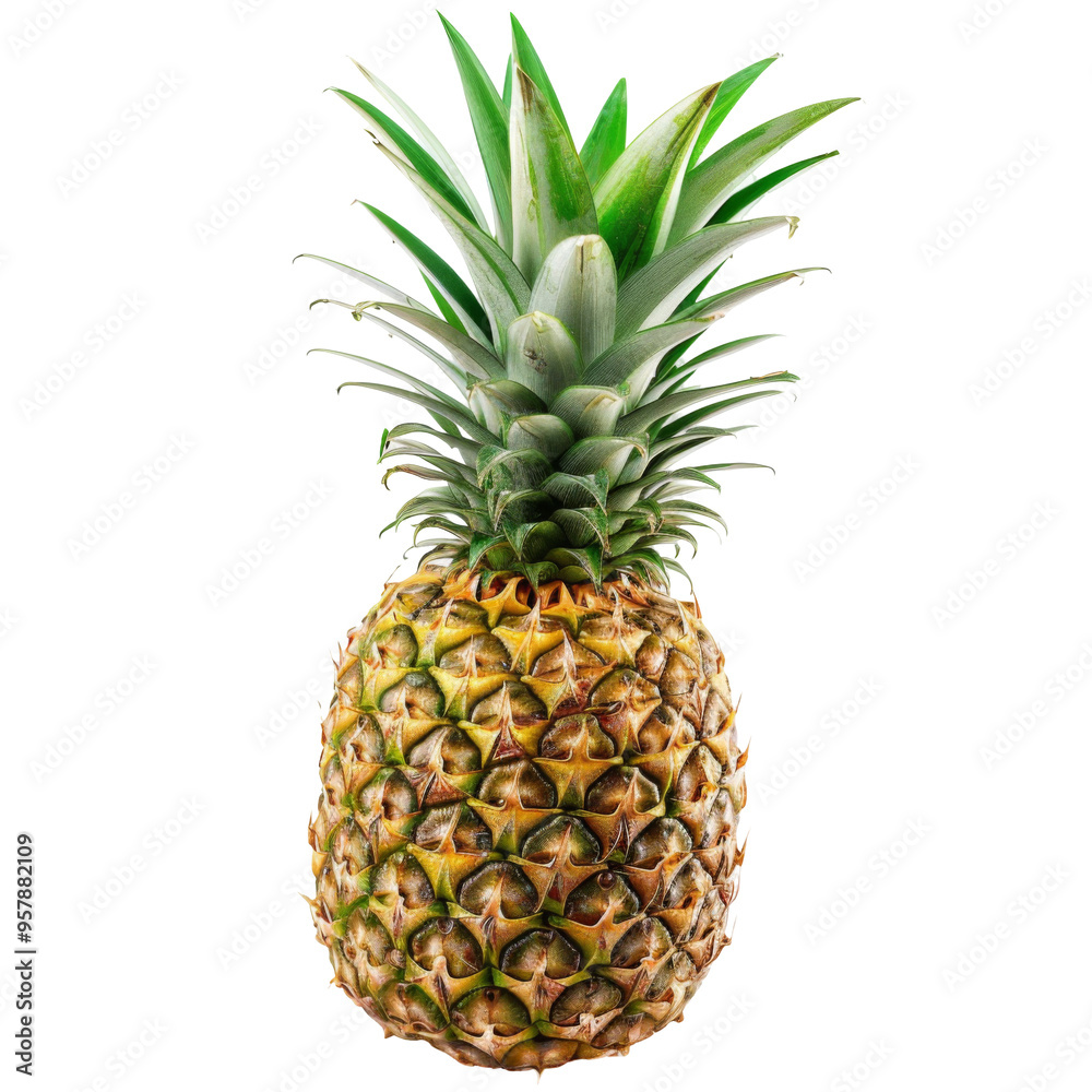 Pineapple isolated on white or transparent background Pineapple isolated on white or transparent background