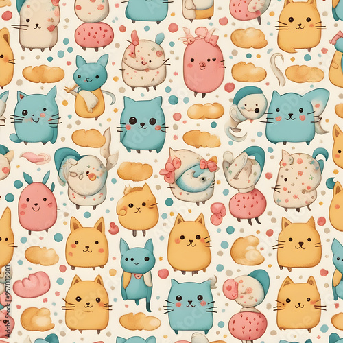 Cute fabric pattern