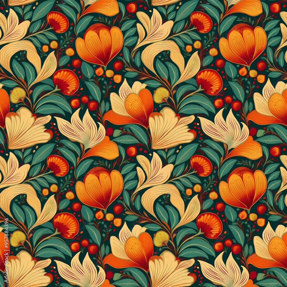 seamless floral pattern seamless floral pattern
