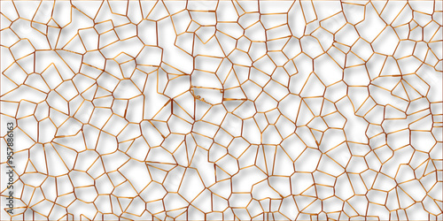 Abstract golden hexagon graphic ornament. arabian Stylish Seamless pattern on white background. Creative design. Design for book, notebook and calendar covers. high quality textile design, vector .	