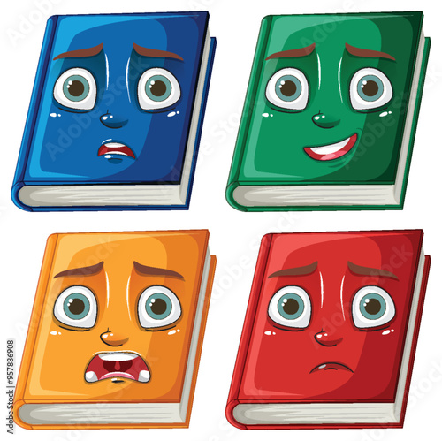 Emotional Books with Faces