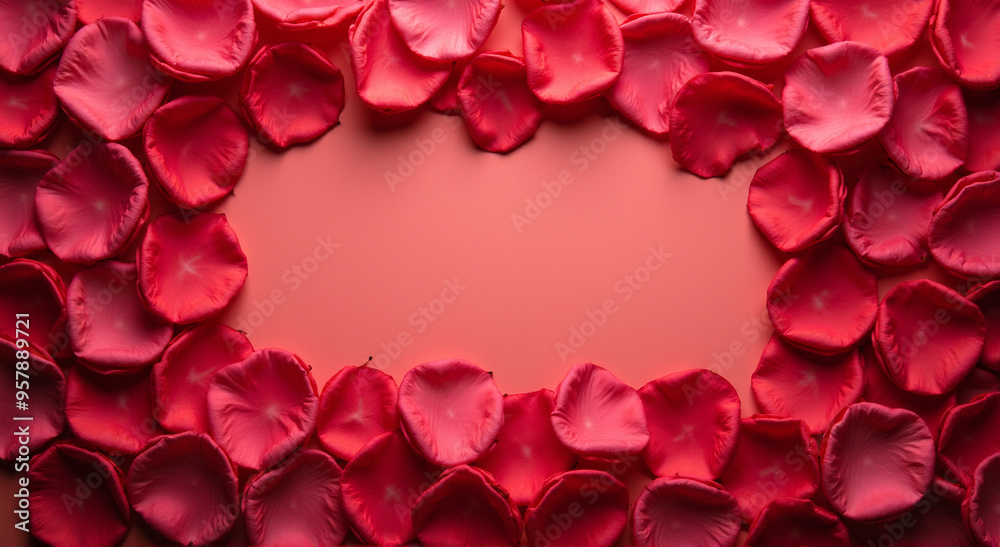 red rose petals frame red rose petals frame