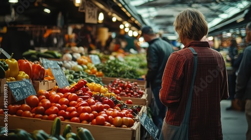 Vibrant Produce at the Local Farmers' Market