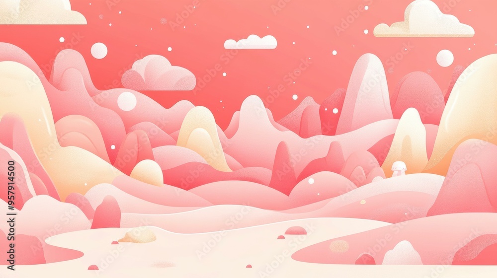 Explore a whimsical realm filled with pink hues and charming creatures, perfect for those who adore magical art. Explore a whimsical realm filled with pink hues and charming creatures, perfect for those who adore magical art.