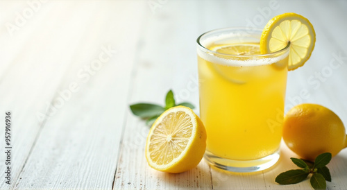 glass of lemonade